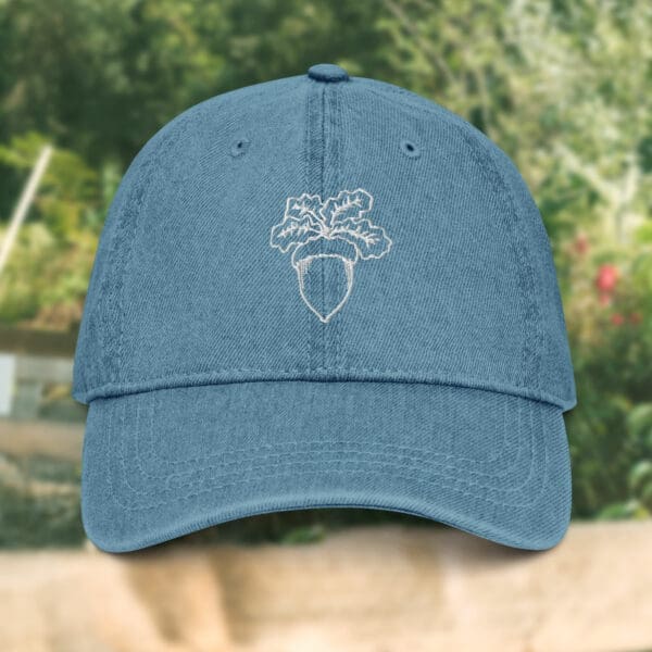 Cappello Jeans con Ghianda ricamata - immagine 3